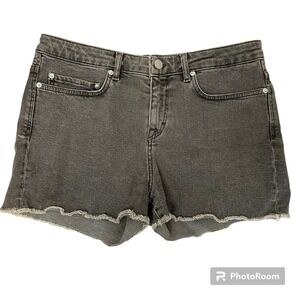 BLK DNM Women's Black Cut Off Shorts Size 28 Summer Basic Jean